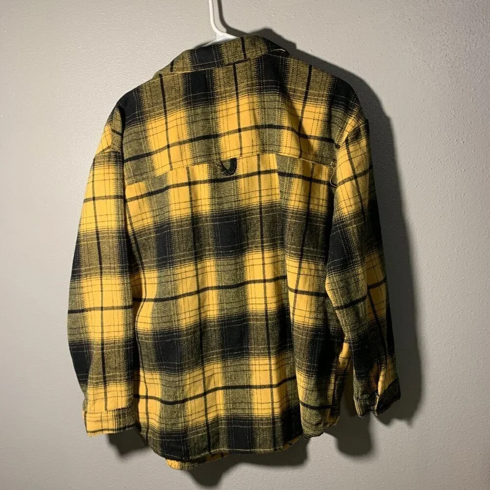 Nobo black & yellow heavy flannel